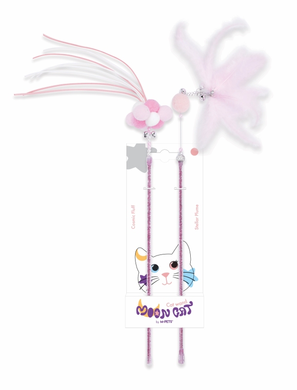 M-Pets Mooncat 2'li Kedi Oltası Pembe