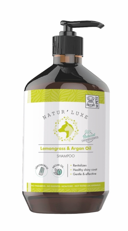 M-Pets Naturluxe Limon Otu & Argan Yağı Köpek Şampuanı 500 ml