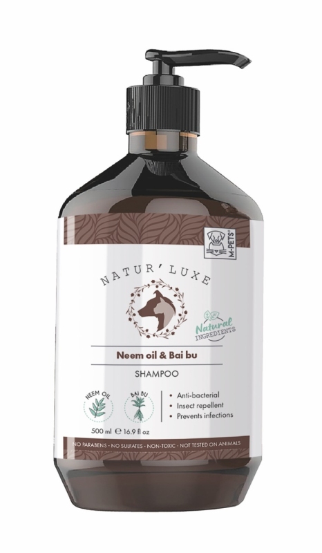 M-Pets Naturluxe Neem Yağı ve Bai Bu Köpek Şampuanı 500 ml