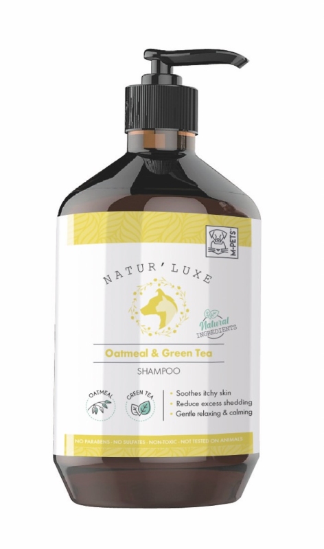 M-Pets Naturluxe Yulaf & Yeşil Çay Köpek Şampuanı 500 ml