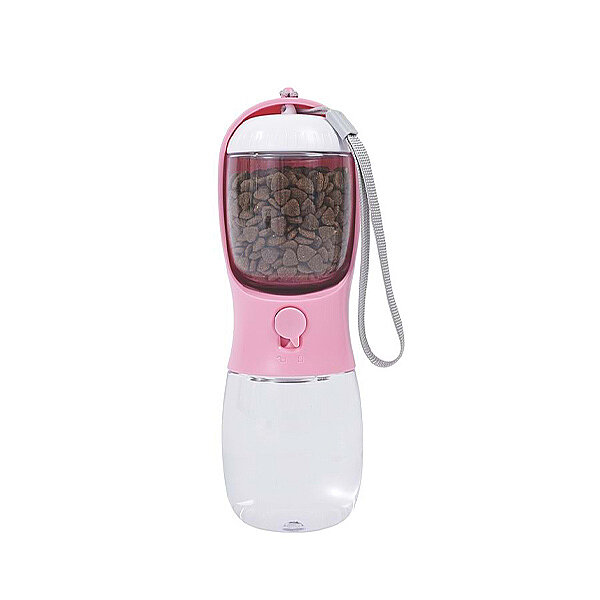 M-Pets On The Road 2'si 1 Arada Köpek Seyahat Kabı 300 ml (Pembe) - 2