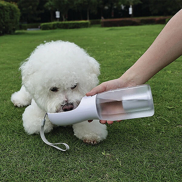 M-Pets On The Road 3'ü 1 Arada Köpek Seyahat Kabı 600 ml (Beyaz) - 5