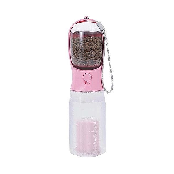 M-Pets On The Road 3'ü 1 Arada Köpek Seyahat Kabı 600 ml (Pembe) - 2