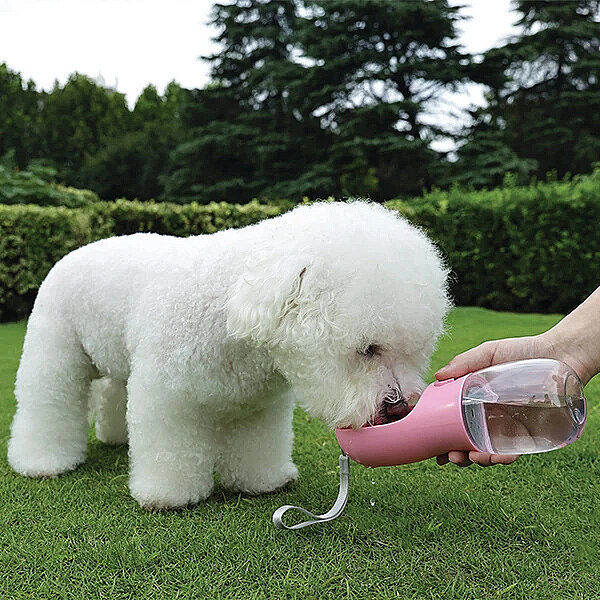 M-Pets On The Road 3'ü 1 Arada Köpek Seyahat Kabı 600 ml (Pembe) - 5
