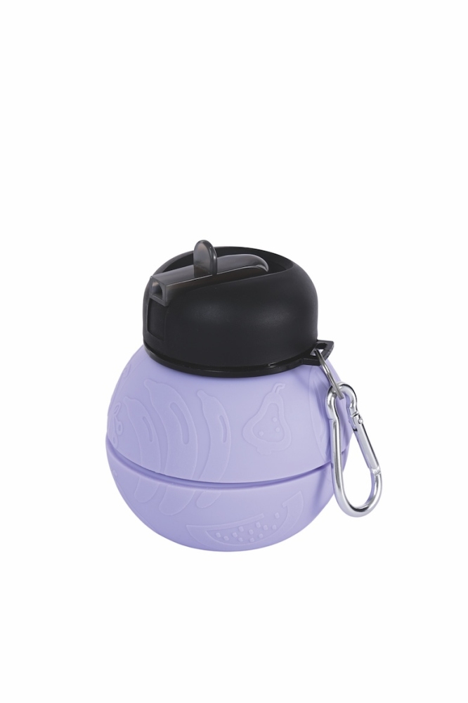 M-Pets On The Road Katlanabilen Seyahat Suluğu 200-550 ml Mor - 4