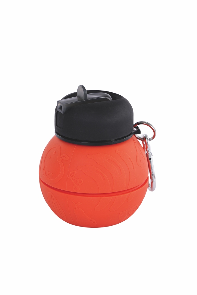 M-Pets On The Road Katlanabilen Seyahat Suluğu 200-550 ml Turuncu - 4