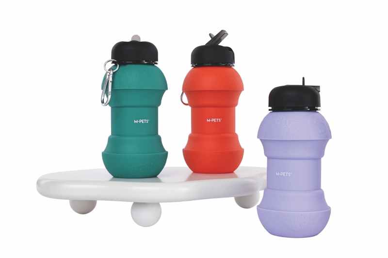 M-Pets On The Road Katlanabilen Seyahat Suluğu 200-550 ml Turuncu - 5