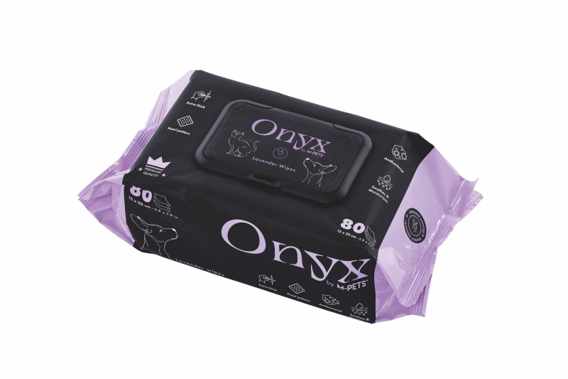 M-Pets Onyx Lavanta Kokulu Kedi ve Köpek Temizleme Mendili 80'li - 2