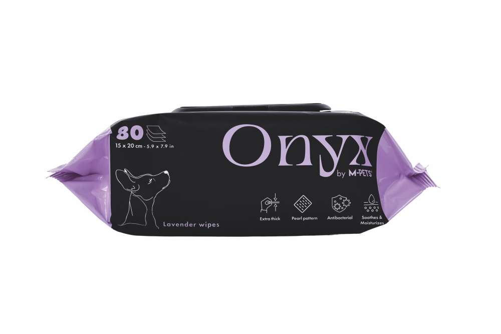 M-Pets Onyx Lavanta Kokulu Kedi ve Köpek Temizleme Mendili 80'li - 3