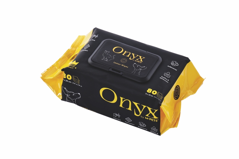 M-Pets Onyx Limon Kokulu Kedi ve Köpek Temizleme Mendili 80'li - 2