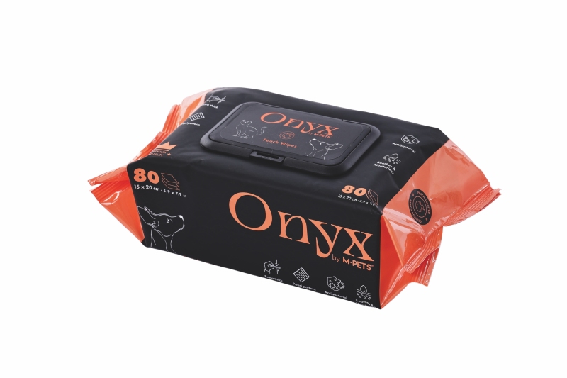 M-Pets Onyx Şeftali Kokulu Kedi ve Köpek Temizleme Mendili 80'li - 2