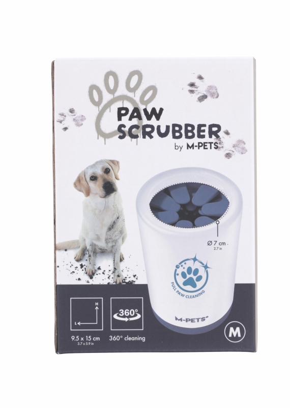 M-Pets Paw Scrubber Pati Temizleme Aparatı (M) Beyaz