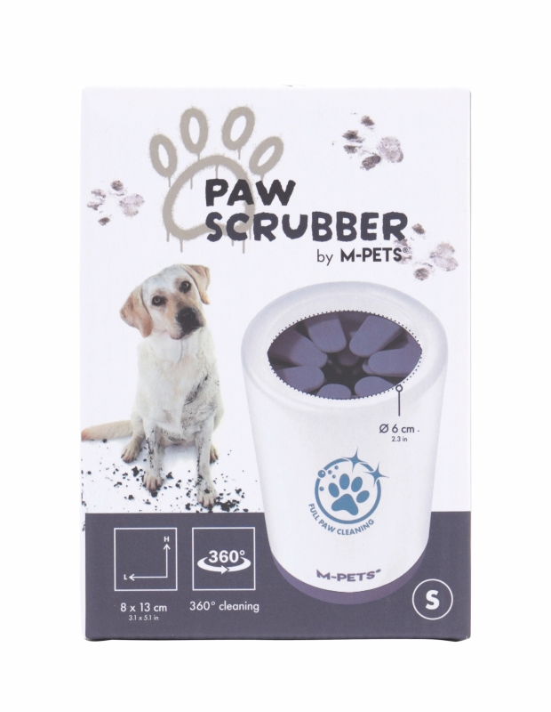M-Pets Paw Scrubber Pati Temizleme Aparatı (S) Beyaz
