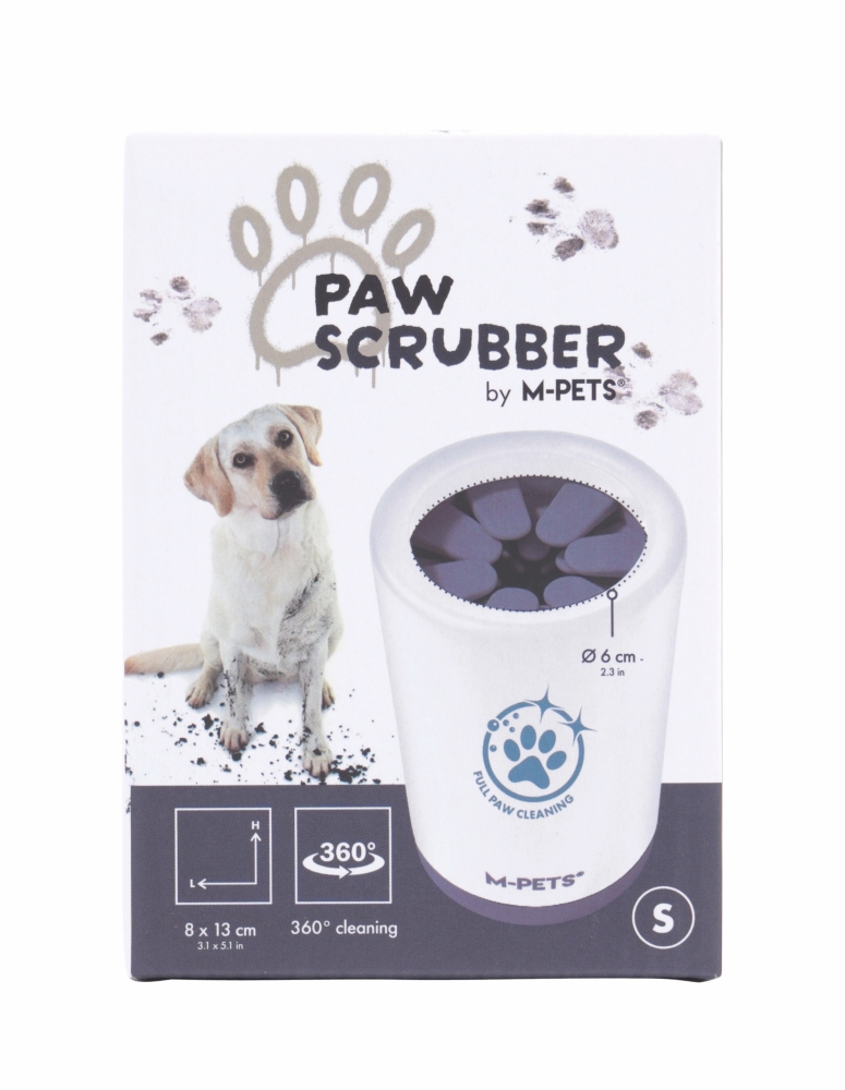 M-Pets Paw Scrubber Pati Temizleme Aparatı (S) Beyaz - 1
