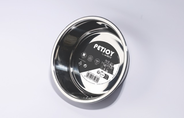 M-Pets Petjoy Cat Family Çelik Mama Kabı (M) 850 ml