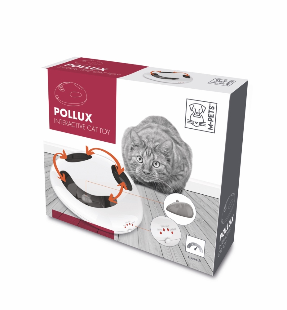 M-Pets Pollux İnteraktif Kedi Oyuncağı Beyaz - 1