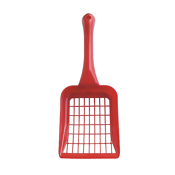 M-Pets Regular Scoop Kedi Kumu Küreği Kırmızı 26,5x10x4,3 cm