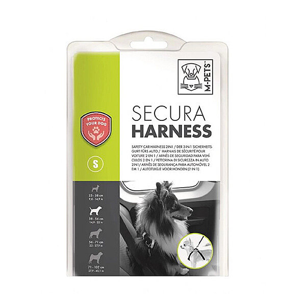 M-Pets Secura 2'si 1 Arada Emniyetli Köpek Göğüs Tasması (S) - 2
