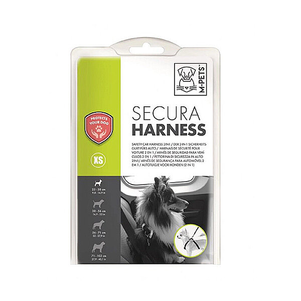 M-Pets Secura 2'si 1 Arada Emniyetli Köpek Göğüs Tasması (XS) - 2