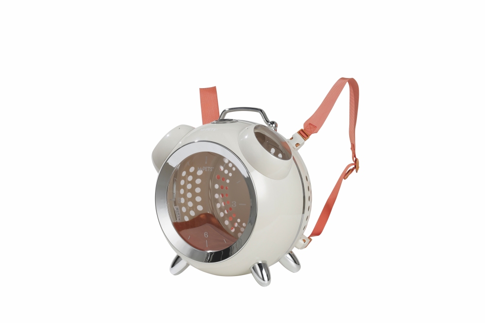 M-Pets Sixties Clock Taşıma Çantası 40x44x26 cm Beyaz - 2