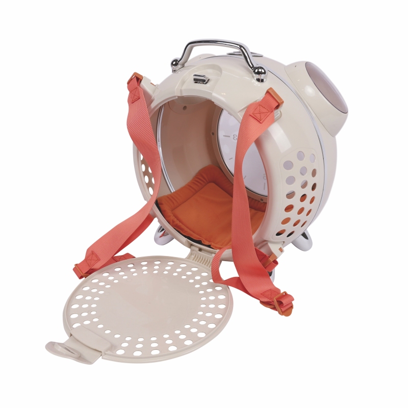M-Pets Sixties Clock Taşıma Çantası 40x44x26 cm Beyaz - 3