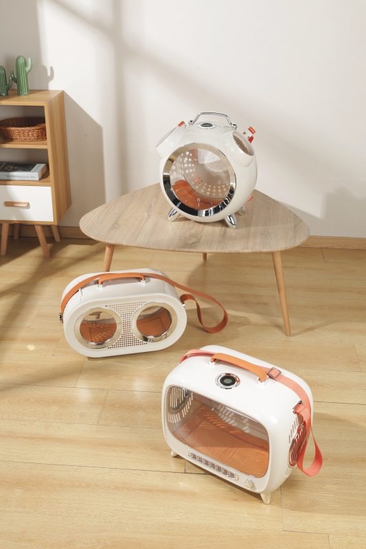M-Pets Sixties Clock Taşıma Çantası 40x44x26 cm Beyaz - 6