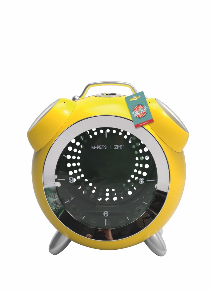 M-Pets Sixties Clock Taşıma Çantası 40x44x26 cm Sarı - 1