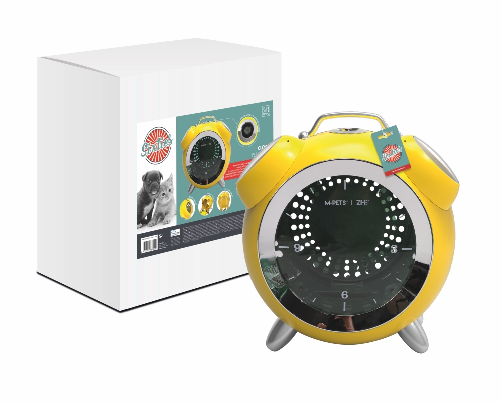 M-Pets Sixties Clock Taşıma Çantası 40x44x26 cm Sarı - 3