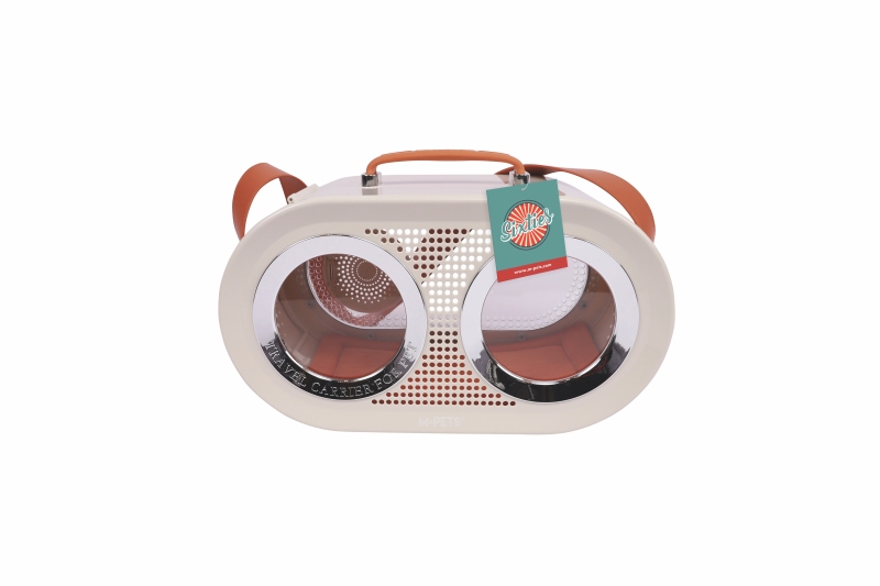 M-Pets Sixties Radio Taşıma Çantası 50x23x31 cm Beyaz