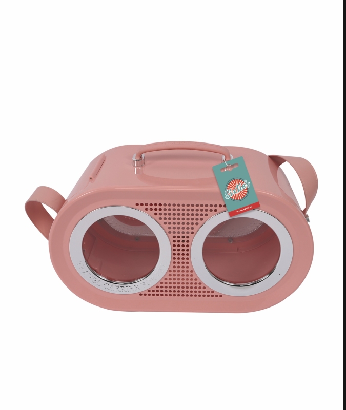 M-Pets Sixties Radio Taşıma Çantası 50x23x31 cm Pembe
