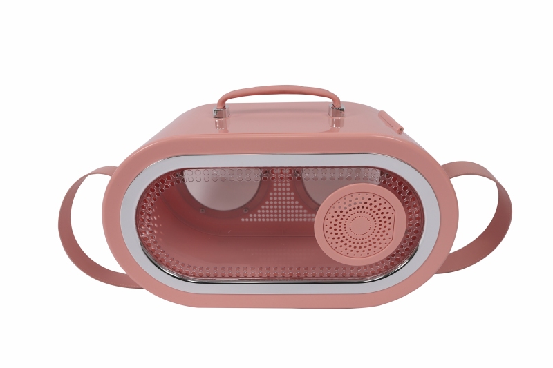 M-Pets Sixties Radio Taşıma Çantası 50x23x31 cm Pembe - 2