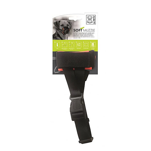 M-Pets Soft Ayarlanabilir Bez Köpek Ağızlığı (L)
