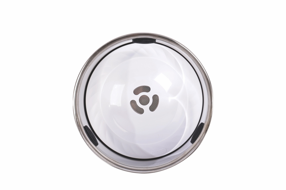 M-Pets Splash Control Metal Su Kabı 3,7L Kırmızı - 3