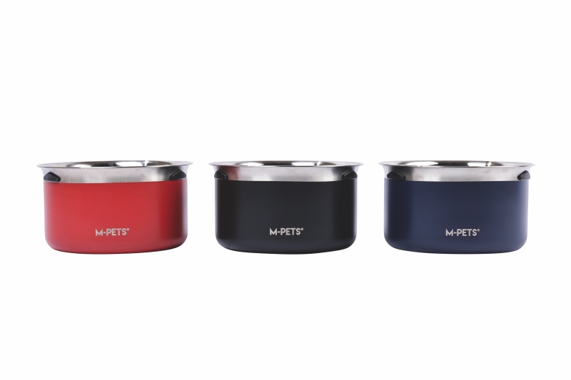 M-Pets Splash Control Metal Su Kabı 3,7L Kırmızı - 4