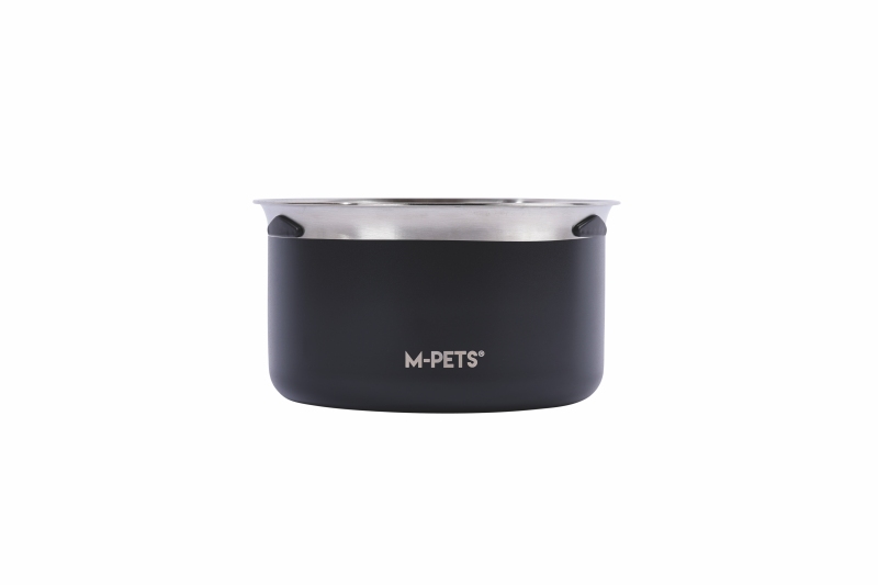 M-Pets Splash Control Metal Su Kabı 3,7L Siyah - 2