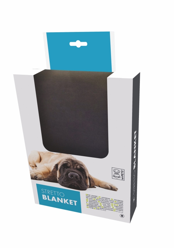 M-Pets Stretto Araç Koltuk Örtüsü (M) 185 cm Siyah