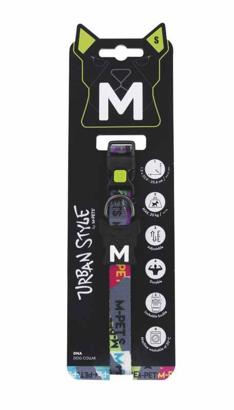 M-Pets Urban Style Dna Köpek Boyun Tasması (M)