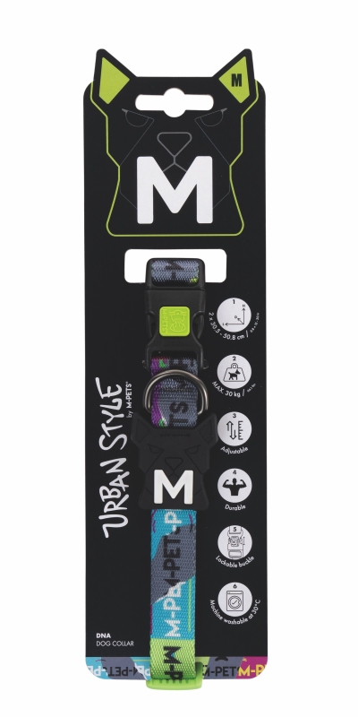 M-Pets Urban Style Dna Köpek Boyun Tasması (S)
