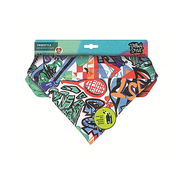 M-Pets Urban Style Freestyle Köpek Bandana Tasması (L)