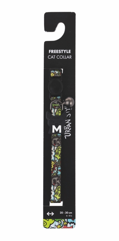 M-Pets Urban Style Freestyle Çok Renkli Kedi Boyun Tasması