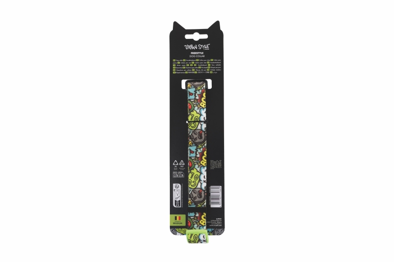 M-Pets Urban Style Freestyle Çok Renkli Köpek Boyun Tasması (L) - 5