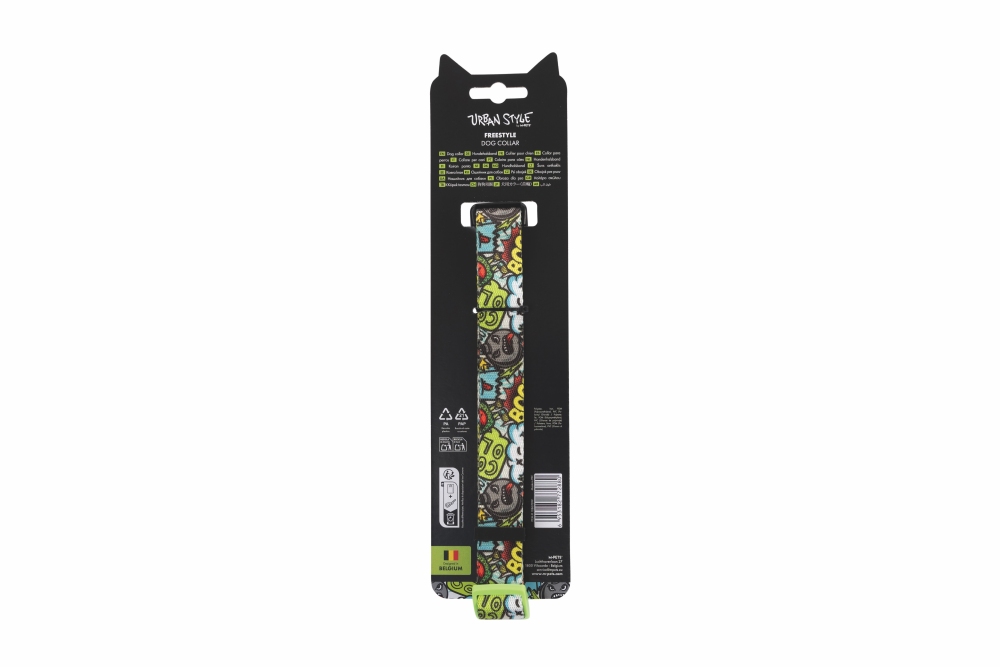 M-Pets Urban Style Freestyle Çok Renkli Köpek Boyun Tasması (L) - 5
