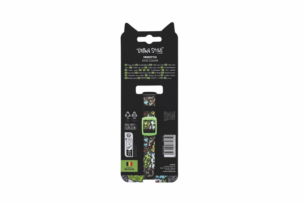 M-Pets Urban Style Freestyle Çok Renkli Köpek Boyun Tasması (XS) - 5
