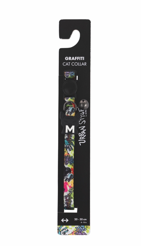 M-Pets Urban Style Grafiti Kedi Boyun Tasması