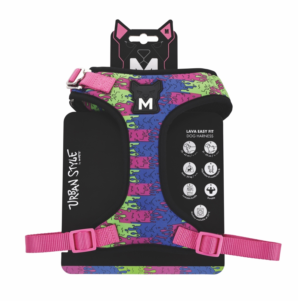 M-Pets Urban Style Lava Easy Fit Köpek Göğüs Tasması (M) - 1