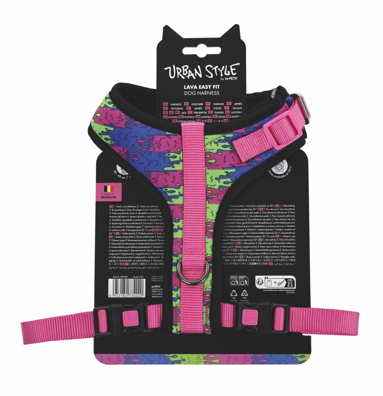 M-Pets Urban Style Lava Easy Fit Köpek Göğüs Tasması (M) - 5