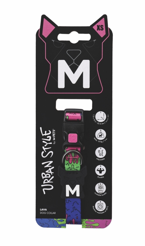 M-Pets Urban Style Lava Köpek Boyun Tasması (XS)