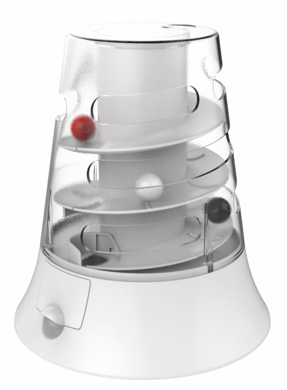 M-Pets Vortex Elektronik Kedi Oyuncağı Beyaz - 2