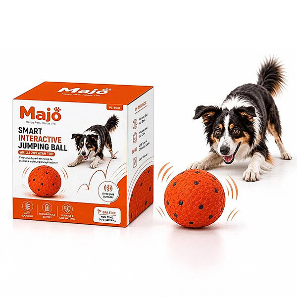 Majo Akıllı Zıplayan Köpek Oyun Topu 7 cm - 1