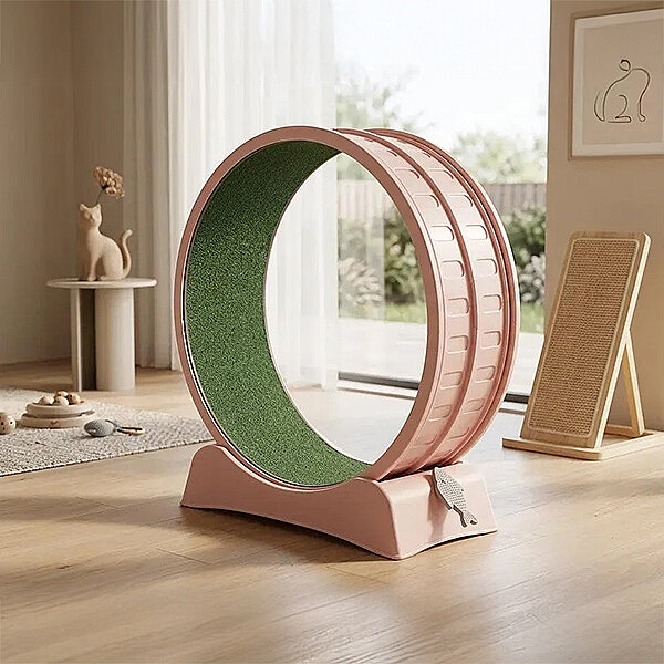 Majo Kedi Egzersiz Çarkı 70 x 35 x 85 cm (Pembe) - 2